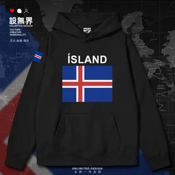 Iceland Country мъжки качулки за мъже моден анцуг Палто crewneck суитчър отпечатани спортни пуловери есен зимни дрехи
